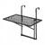 VivaTechnix Masa suspendata, pliabila, pentru balcon, Otel Inoxidabil, max 25 kg, 610 x 530 x 590 mm, Negru