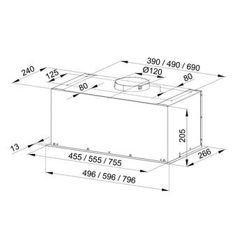 Hota MAAN Hood Fiugi L 50 inox