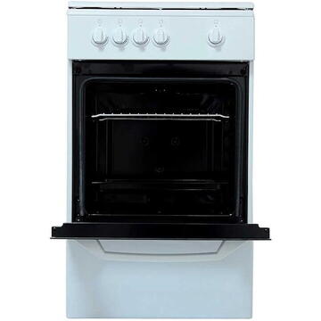 Aragaz Arctic AGM5500F, Gaz, 4 Arzatoare, Safety Plus, Arzatoare cu eficienta ridicata, 50 cm, Alb