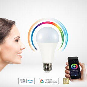 BEC LED E27 A65 RGB CCT SMART WI-FI 11W