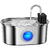 Rojeco 3.2L Stainless Steel Wireless Cat Water Fountain