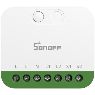 Releu inteligent Dual-Channel mini switch Sonoff MINI-2GS Matter