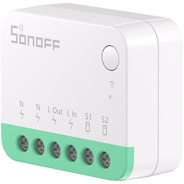 Releu inteligent Smart mini switch WiFi Sonoff MINIR4M Matter (HomeKit, SmartThings, Home Assistant)