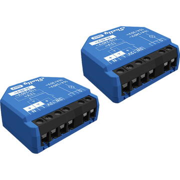 Releu inteligent Set of 2 Shelly 1 Gen3 WiFi/Bluetooth Controllers
