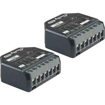 Releu inteligent Set of 2 Shelly 2PM Gen4 Zigbee/Matter Controllers