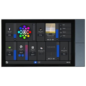 Releu inteligent Control Panel 10.1” Shelly Wall Display XL WiFi/BLU (grey)