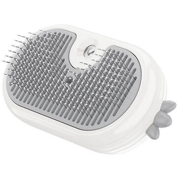 Rojeco Cat Steam Brush with massage function (white)