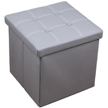 RPX-TAB TABURET PLIABIL DEPOZITARE MODERN - 38X38X38CM / GRI