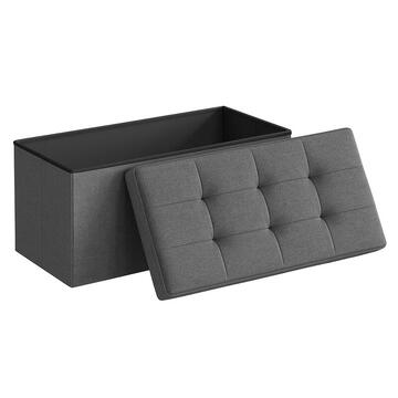 RPX-TAB TABURET PLIABIL DEPOZITARE DUBLU - 76X38X38CM / CENUSIU