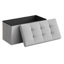 RPX-TAB TABURET PLIABIL DEPOZITARE DUBLU - 76X38X38CM / GRI