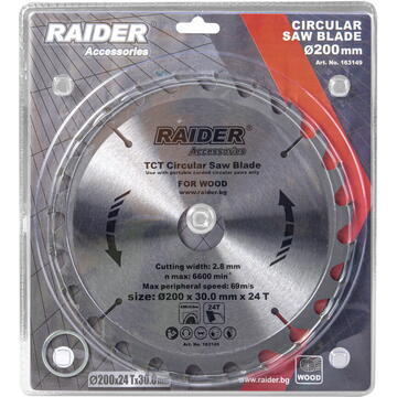 Raider Disc pentru fierastrau circular 2002430mm