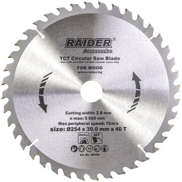 Raider Disc pentru fierastrau circular 2544030mm