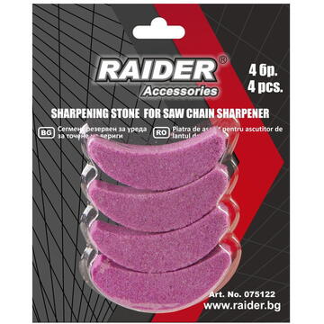 Raider Set 4 pietre abrazive pentru dispozitivul de ascutit lant