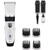 Adler Professional Pet Hair Clipper with Spare Battery, Titanium-Ceramic Blade, 5800 RPM, Adjustable 0.8–14 mm, 4 Guide Combs