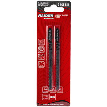 Raider Power Tools Set 2 lame fierastrau pend. lemn 100mm 10-21TPI RD-WT101BSP