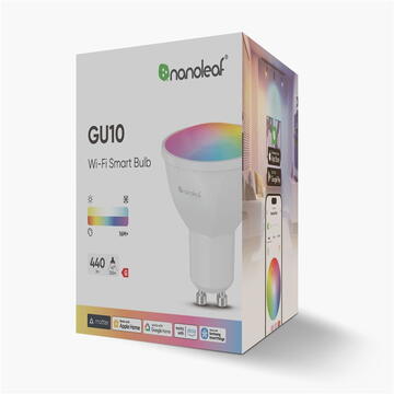 Nanoleaf Essentials Matter Wi-Fi GU10 Smart Bulb 1 Pack