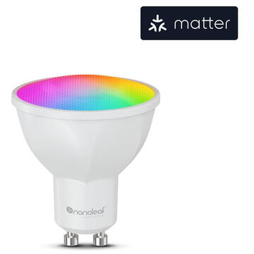 Nanoleaf Essentials Matter Wi-Fi GU10 Smart Bulb 1 Pack