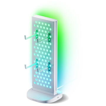 Nanoleaf Pegboard Desk Dock, white