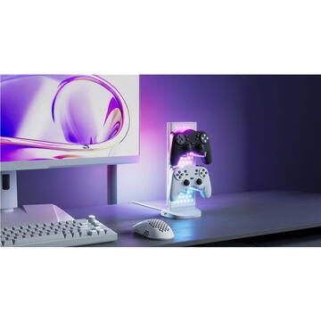 Nanoleaf Pegboard Desk Dock, white