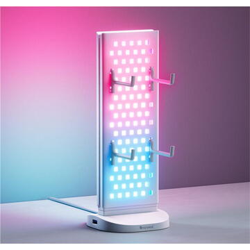 Nanoleaf Pegboard Desk Dock, white