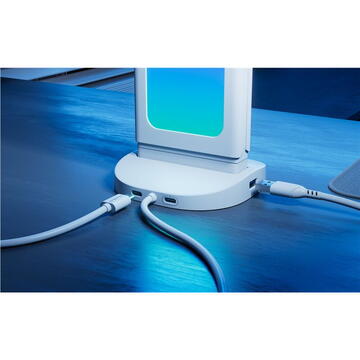 Nanoleaf Pegboard Desk Dock, white