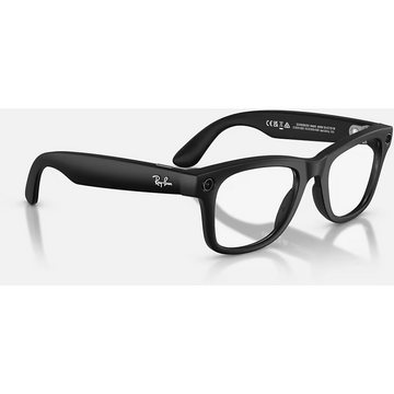 Ochelari Smart RAYBAN META Wayfarer Gen 2 RW4012 601SSB 50-22, Wi-Fi 6, Bluetooth Lentile Transparente, Negru