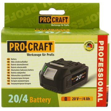 Acumulator PROCRAFT 20V 4Ah