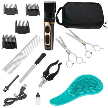 Adler Pet Hair Clipper - Professional Grooming Kit - IPX6 - LED Display