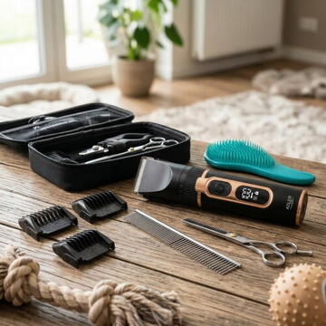 Adler Pet Hair Clipper - Professional Grooming Kit - IPX6 - LED Display