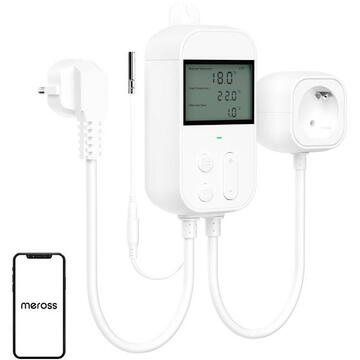 Releu inteligent Socket thermostatic temperature controller Meross MTS960HK (HomeKit)