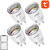 Releu inteligent Inteligentne gniazdko WiFi Gosund EP2, 4 sztuki (czteropak) 10A Tuya