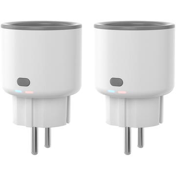 Releu inteligent Smart plug WiFi Sonoff S60TPF (2pack)