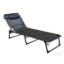 Heinner HR SEZLONG REGLABIL 189*58*30CM, Black