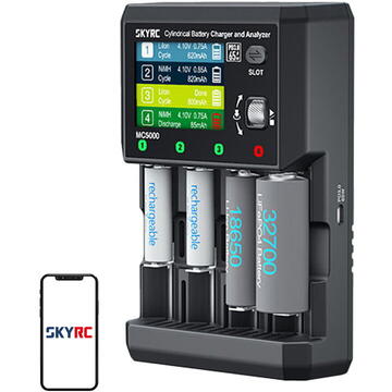 SkyRC MC5000 Cylindrical Battery Charger and Analyzer
