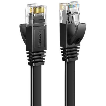 PATCH CORD UTP Ugreen Cat6, "NW102" fire din cupru, round cable, viteza maxima 1 Gbps, 1.5m, negru "60545" (timbru verde 0.08 lei) - 6957303865451
