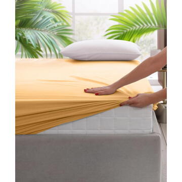 Heinner CEARCEAF PAT CU ELASTIC 160X200 CM GALBE