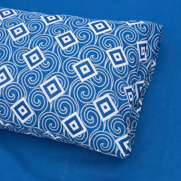 Heinner Lenjerie dubla 100% bumbac 4 piese, Blu