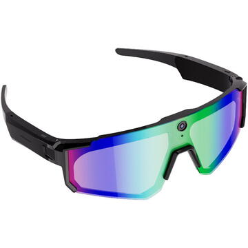 Colmi V06 AI Black Sports Sunglasses (with Blue Lenses)