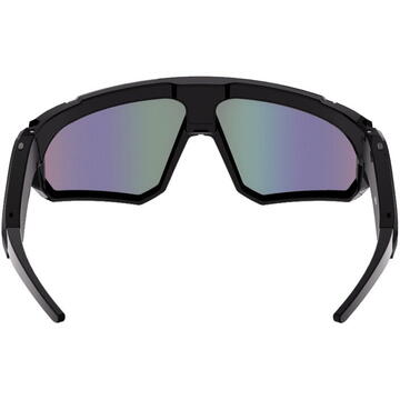 Colmi V06 AI Black Sports Sunglasses (with Blue Lenses)