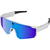 Colmi V06 AI White Sports Sunglasses (with blue lenses)