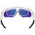 Colmi V06 AI White Sports Sunglasses (with blue lenses)