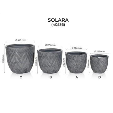 RPX-GHI SET GHIVECE EXTERIOR - SOLARA, 4P.