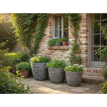 RPX-GHI SET GHIVECE EXTERIOR - ROSA, 3P.