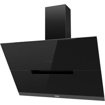 Hota HADG9DCS56B Hota incorporabila decorativa Haier HADG9DCS56B, motor 170w, 3 Viteze + Booster, Putere de absorbtie 852 mc/h, TouchControl, Iluminare LED, Clasa A++, 90 cm, Sticla neagra