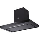 Hota HATS9DCS56B Hota incorporabila decorativa Haier HATS9DCS56B, motor 170w, 3 Viteze + Booster, Clasa A+, Putere de absorbtie 746 mc/h, TouchControl, Iluminare LED, Clasa A+, 90 cm, Sticla neagra