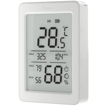 Temperature and Humidity Senso ZigBee LCD Sonoff AirGuard TH SNZB-02DR2