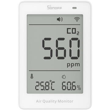 Air Quality Monitor WIiFi LCD SONOFF AirGuard CO2 SAWF-08P