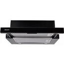 Hota MAAN Corona 2 G 50  Negru - Hota Decorativa, 50 cm, 450 m³/h, 3 trepte, Iluminare LED, Negru