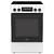 Samus Full electric 4 zone de gatit vitroceramice Timer digital Touch Control Capacitate cuptor: 59 L Alb