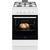 Electrolux LKG504012W, Gaz, 4 arzatoare, Aprindere integrata plita si cuptor, Siguranta plita si cuptor, Autocuratare catalitica, Grill electric, Rotisor, 50 cm, Alb